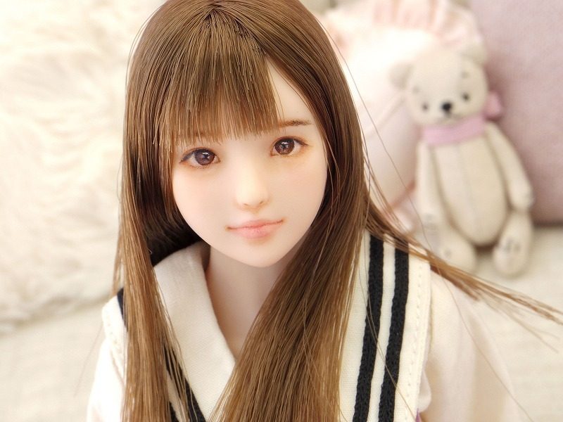 日拍仿妆 obitsu27娃头预定定制可动bjd