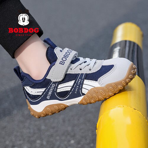 巴布豆男童复古德训鞋春秋透气