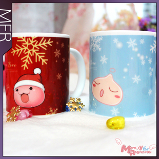 【普隆德拉百货】RO仙境传说周边杯子高级骨瓷马克杯波利圣诞波利