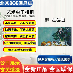 BOE京东方云画屏类纸画屏极简65英寸防眩光横竖展厅画屏数字标牌