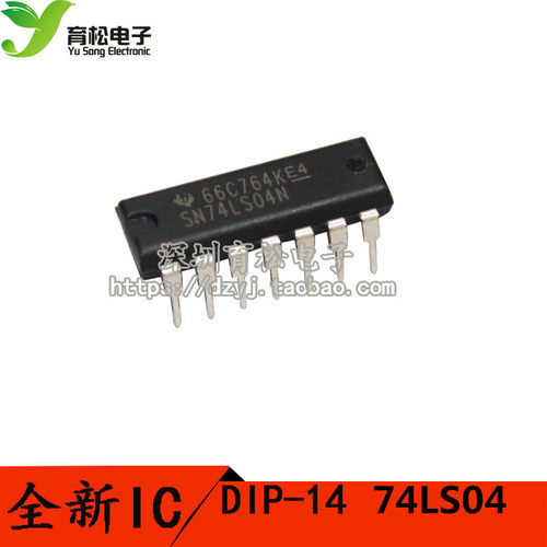 74LS04 SN74LS04N 六反相器 DIP-14