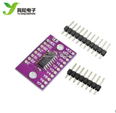 模块 HC4051 74HC4051 8-Channel-Mux 8通道模拟多路选择器模块