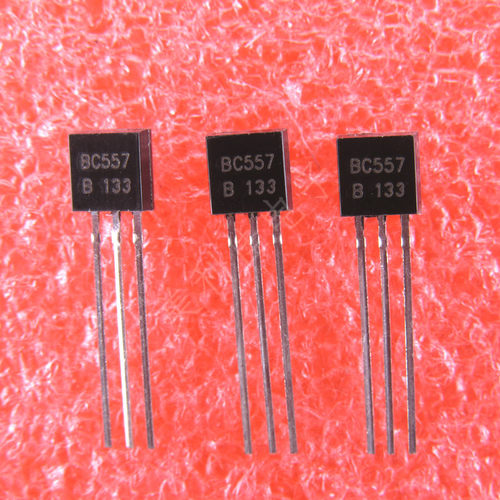 直插三极管 BC557 BC557B  TO-92 50只=3.5元