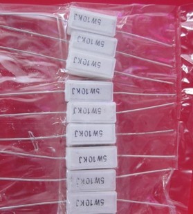 水泥电阻 5w 1K /10K 5w电阻 陶瓷电阻 大功率电阻 10只