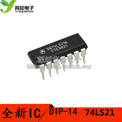 74LS21 SN74LS21N HD74LS21P 4输入端双与门 DIP-14