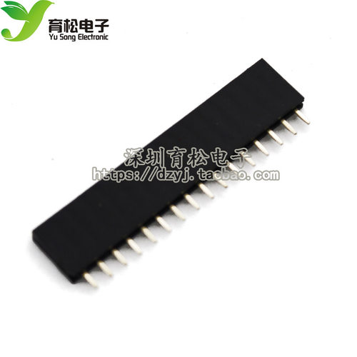 单排座 单排母座 1*16单排母座 1*16  2.54MM 配1602 LCD1602液晶