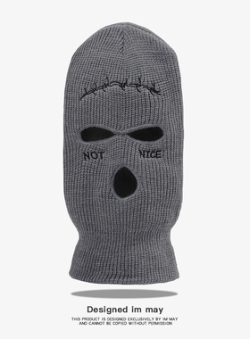 巴拉克拉法帽针织帽子防风面罩脸基尼搞怪冬天保暖头套男摩托车潮