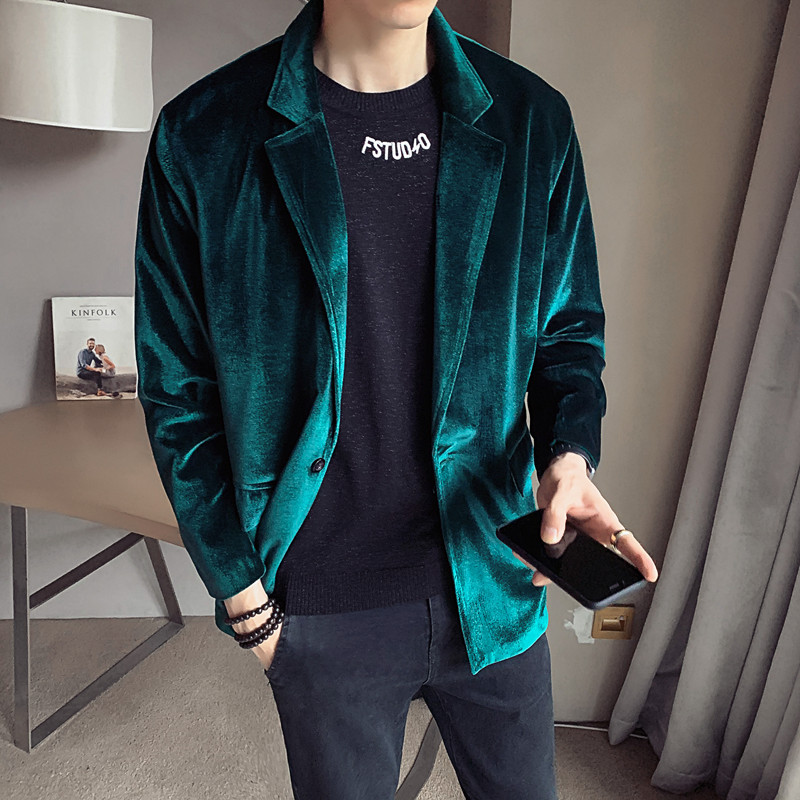 西装版呢料大衣中长款呢子无头风秋冬新款外套A328-20331-P115，男装毛呢大衣，星座406