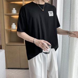 夏季新款潮百搭印花短袖T恤可爱宽松体恤上衣 A328-21300-P55 K75图片