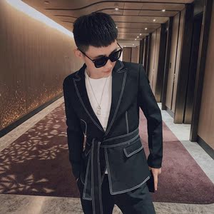 20年春季新款社会小伙明显工艺西服西裤俩件套A328-2020-P175