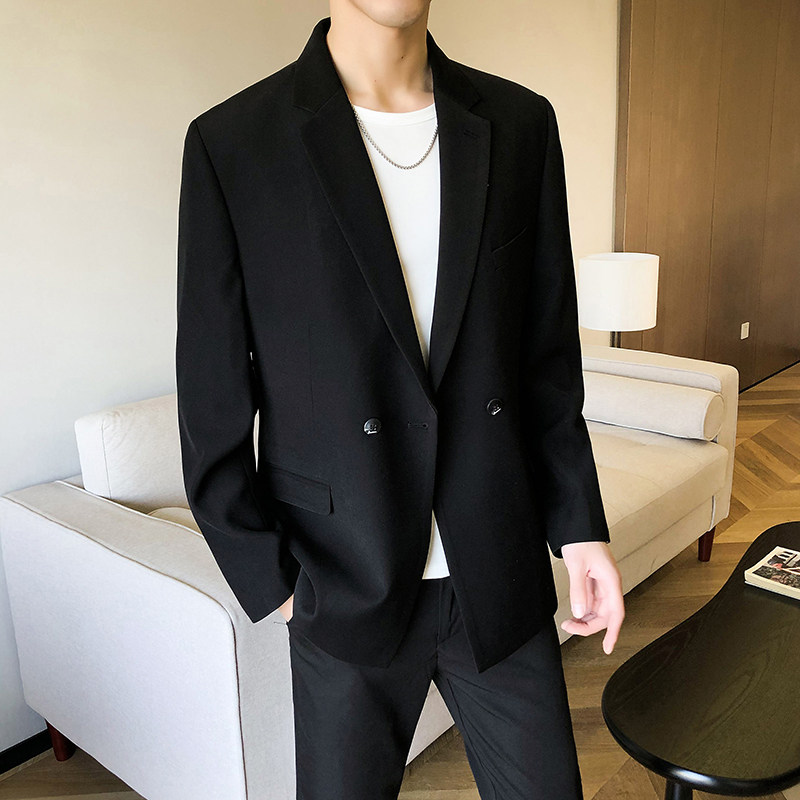 春季新款长袖休闲商务西装两粒扣西服上衣A328-21022-P115控145,男装西服,星座406