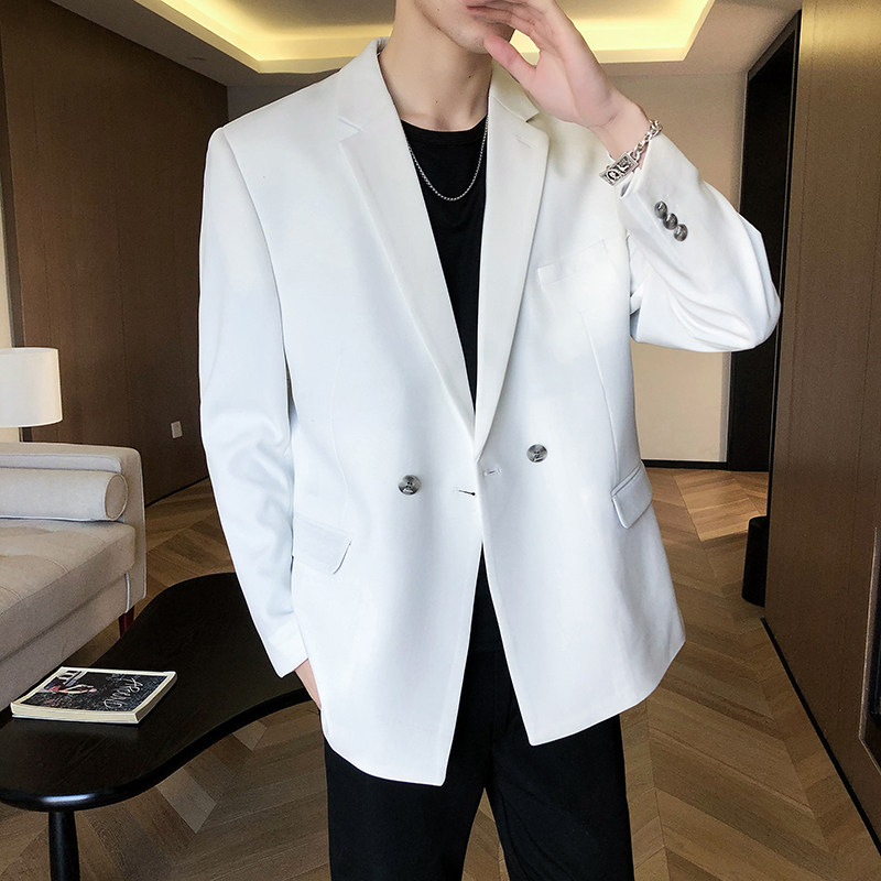 春季新款休闲商务长袖西装两粒扣单衣西服 A328-21022-P115 控145图片