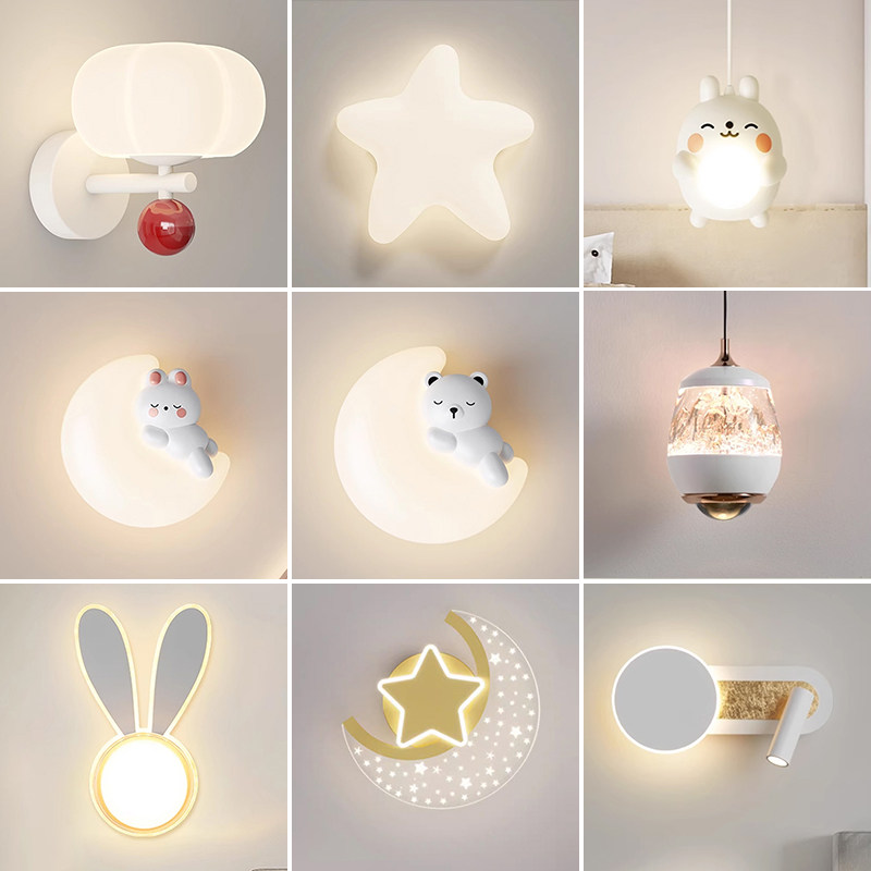 床头壁灯墙灯卧室2025新款网红爆款儿童房奶油风背景墙云朵壁灯,家装灯饰光源,壁灯,淘宝优惠券,粉丝福利购,淘宝优惠卷