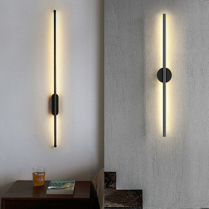 长条壁灯卧室床头灯客厅墙灯轻奢创意2026新款背景墙装饰极简壁灯