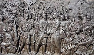 井冈山会师雕塑电子版