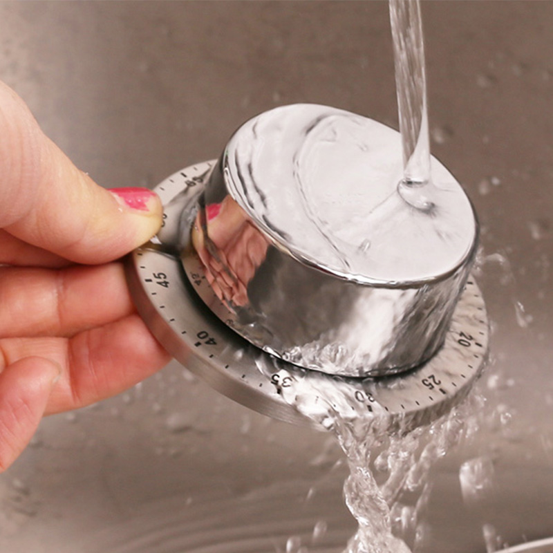 厨房计时器机械定时器做题自律无需电池蒸蛋烹饪提醒冰箱贴带磁铁