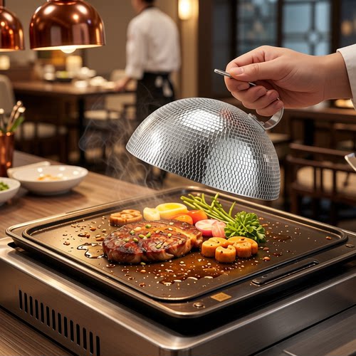 日式铁板烧盖子西餐料理牛排盖