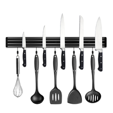 磁铁刀架带挂钩厨房酒店壁挂式商用磁吸菜刀烘焙刀具收纳置物架