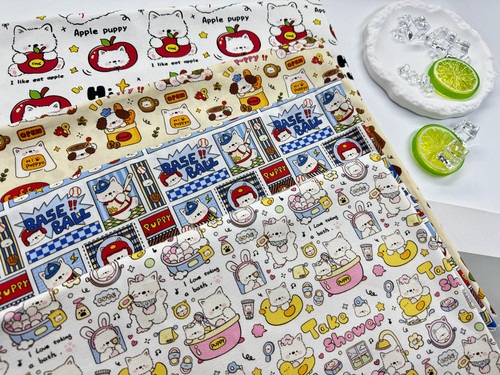 独家版权全棉8安帆布和府绸西高地系列包包桌布背带裤外套