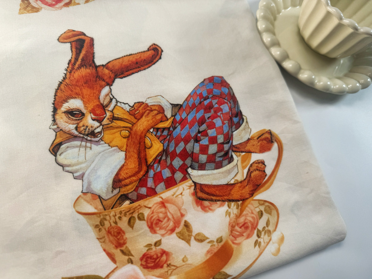 一米福利价全棉细斜复古彼得兔婴童洛丽塔裙衬衣棉服布料