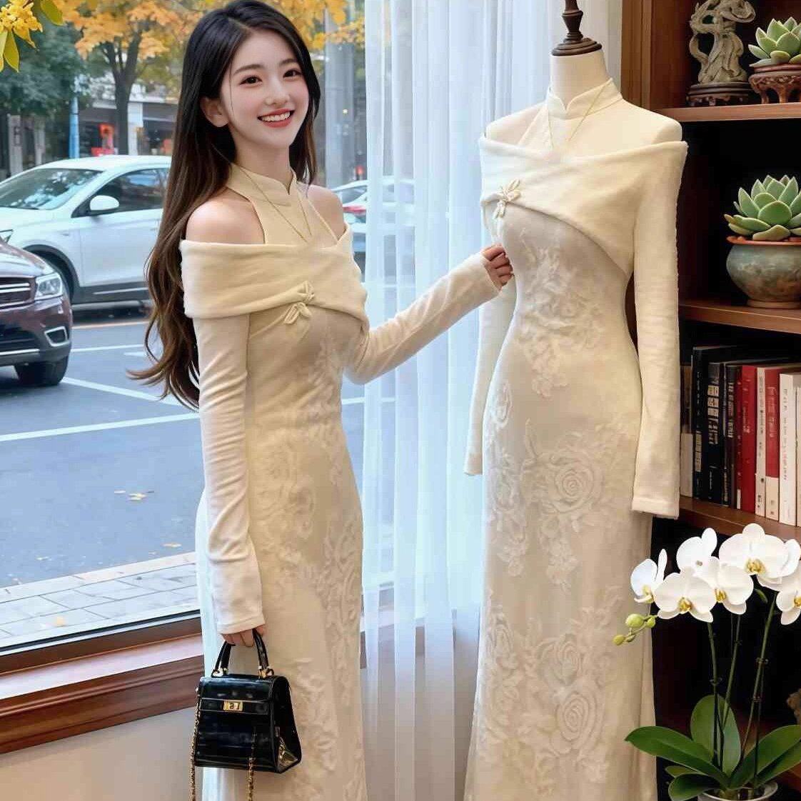 新中式气质改良旗袍连衣裙女装2连衣裙