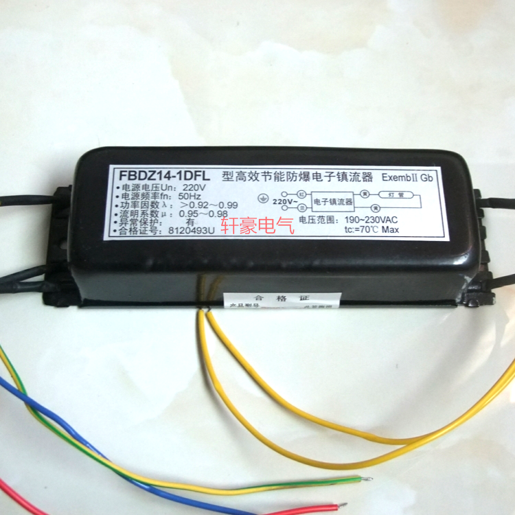 隔爆三防灯高效节能电子整流器F灯具配件