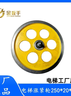 原装杭州西奥/奥的斯/三菱电梯250mm*20*6201涨紧轮240涨紧装置