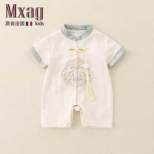 MXAG中式婴儿夏季连身衣