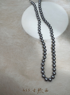 古熙西外饰｜潮牌原单925银时髦个性精致小巧项链锁骨链女珍珠