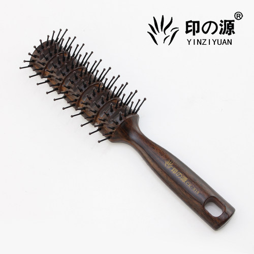 印之源专业排骨梳发廊专用时尚排骨梳吹风梳刘海梳子复古油头 - 封面