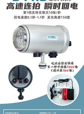 SCUBALAMP D-PRO潜水闪光灯 潜水摄影补光 视频灯