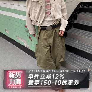 型体验 廓形口袋 大筒裤 CARGO 工装 全新裤 素 SADSOUP 马术元