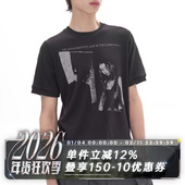 T恤 天丝混纺 BASS POH 轻摇滚印花 TEE 摆 短袖 螺纹袖 四弦坑条