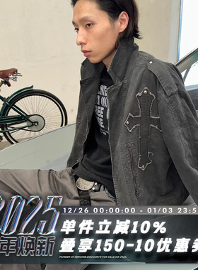 POH M65 JACKET 十字绗缝线 鼹鼠皮 水洗落色 重磅M65 夹克外套