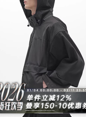 POH NOMADIC JACKET 高密度尼龙拼接羊毛混纺 游牧风格新工装夹克