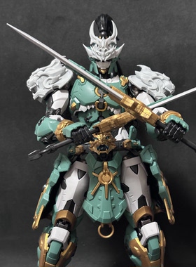 藏道模型 巡界使 龙戟改件 头冠 头部 肩甲 肩吞 魔改细节配件包