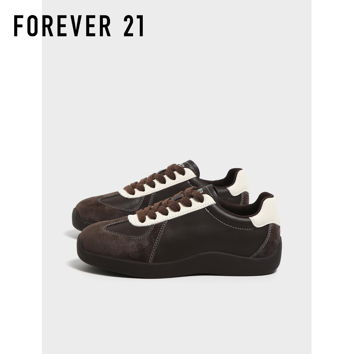 F21真皮芭蕾德训鞋女款2025新款