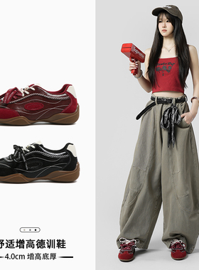 巨好看不累脚增高芭蕾女鞋德训鞋老爹鞋运动鞋2026夏季新款鞋子