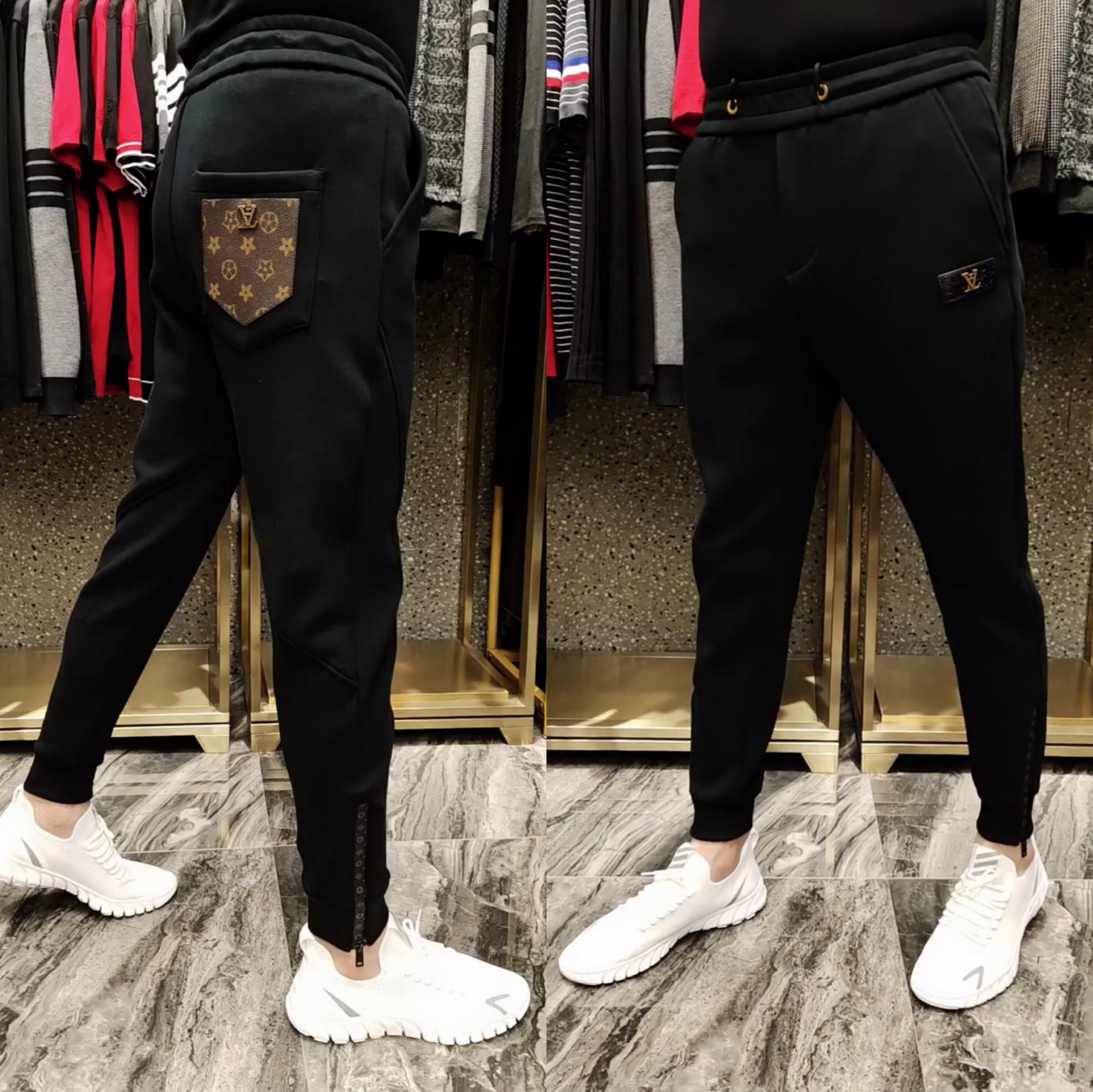 潮流男裤卫裤商务休闲长裤小脚裤