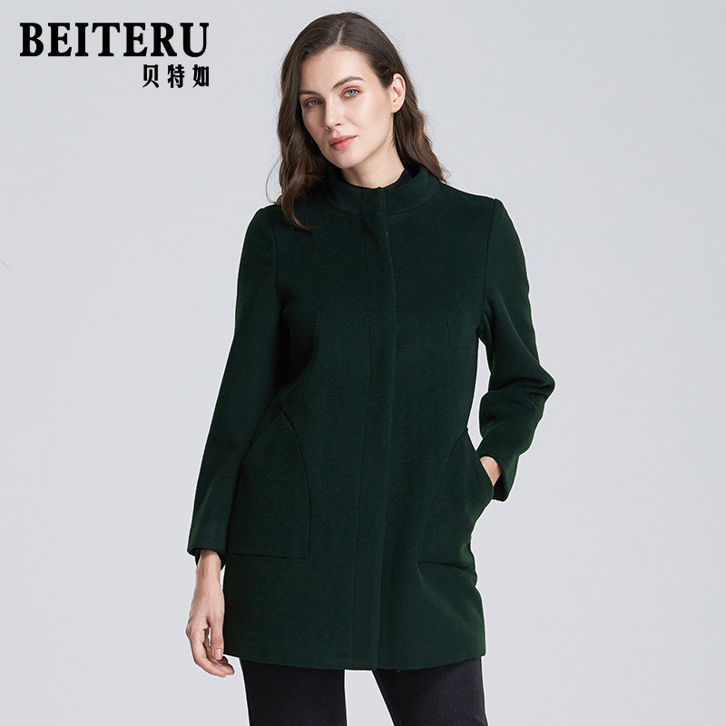 贝特如妈妈冬装羊毛外套女新款时尚气质中年毛呢中长款专柜正品YJ,女装/女士精品,中老年女装,淘宝优惠券,粉丝福利购,淘宝优惠卷