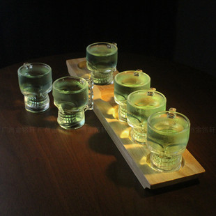 个性 烈酒杯创意骷髅头造型小酒杯派对烈酒杯shot杯一口杯鸡尾酒杯