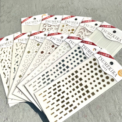 日本进口TSUMEKIRA美甲贴纸几何