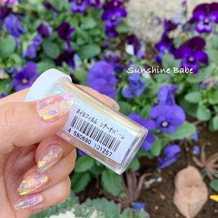 日本进口SunshineBabe武本小夜先生新款人气七彩糖果色美甲玻璃纸