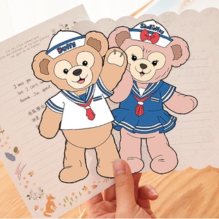 F10磁性冰箱贴达菲熊雪莉玫磁铁吸铁石摩托车磁力可爱卡通ins动漫