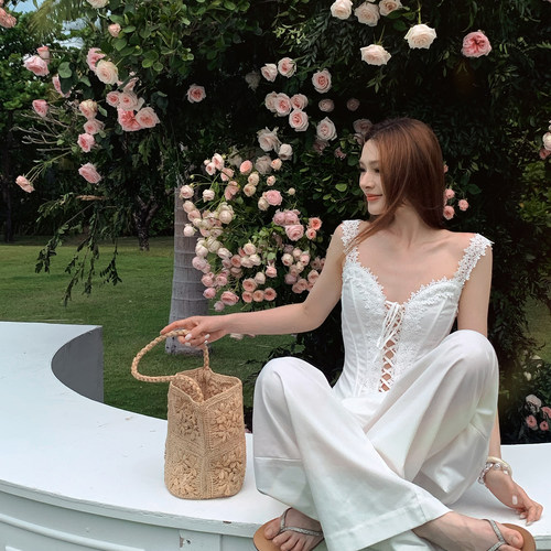 贝蒂Vintage鱼骨白蕾套装