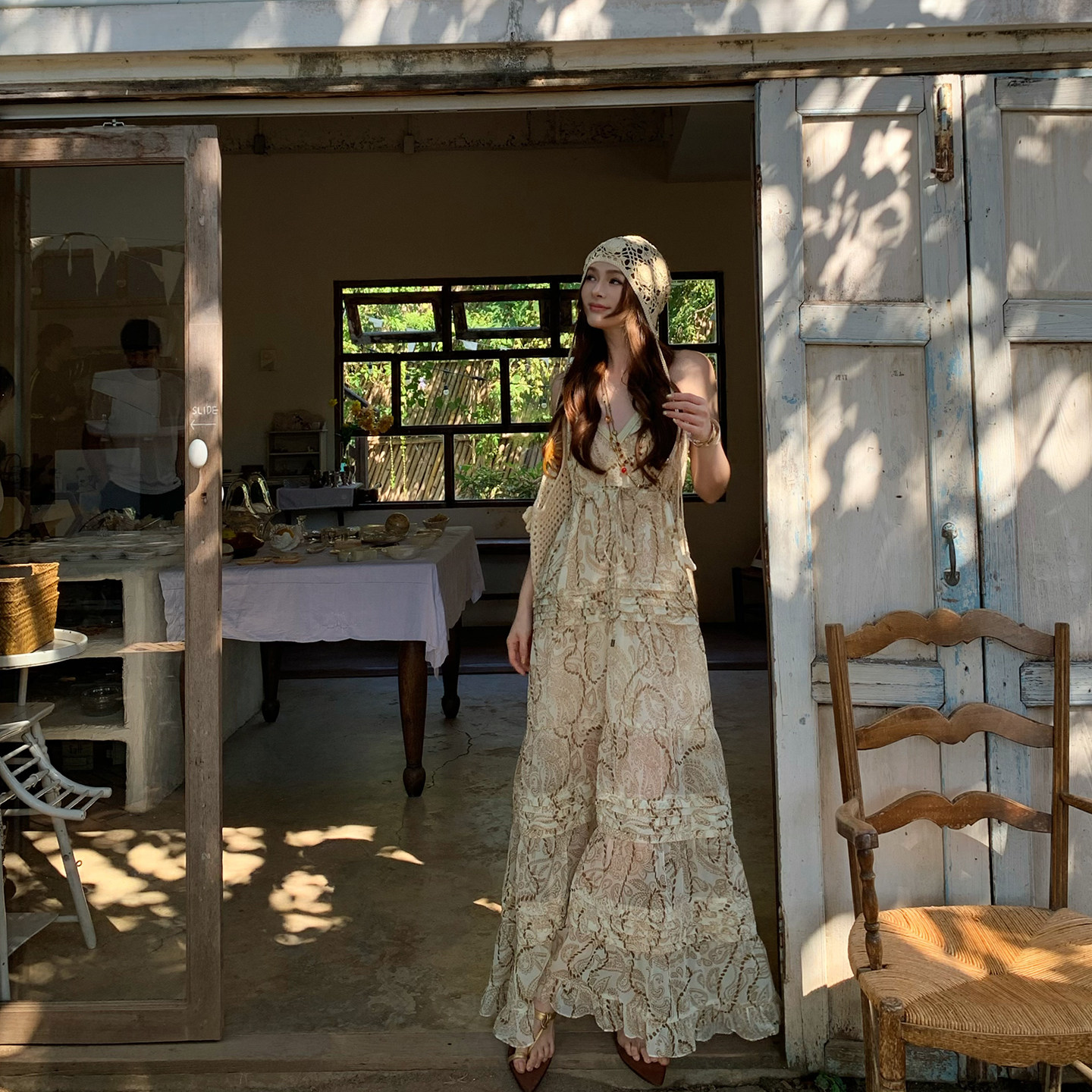 Lienni2026.1.23 20.00NEW 限时折扣 流浪编织 塔克线抽绳长裙,女装/女士精品,连衣裙,淘宝优惠券,粉丝福利购,淘宝优惠卷