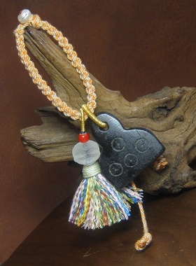 老黑石挂件包挂侧挂福坠