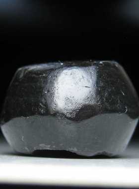 打光不透古董珠饰糖化黑玛瑙