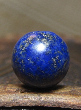 老青金石桶珠13.5×13mm老珠子