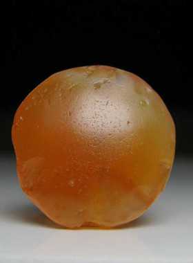 满风化圆板文玩配珠老传世老玛瑙